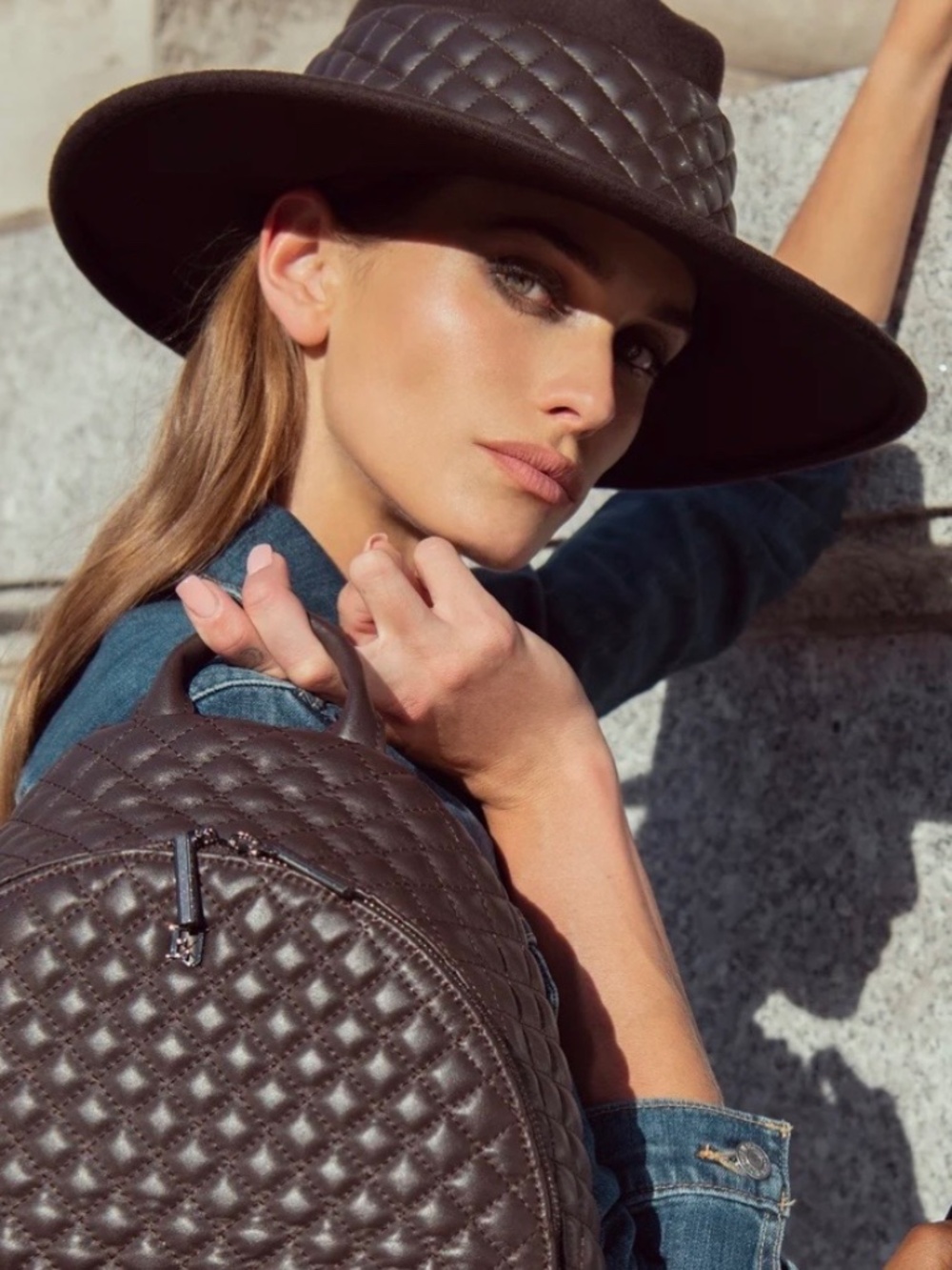 Eric Javits Wool And Leather Fedora